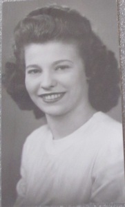 Ruth Jane Tillotson graduation picture, from Brookston High School, Brookston, White, Indiana